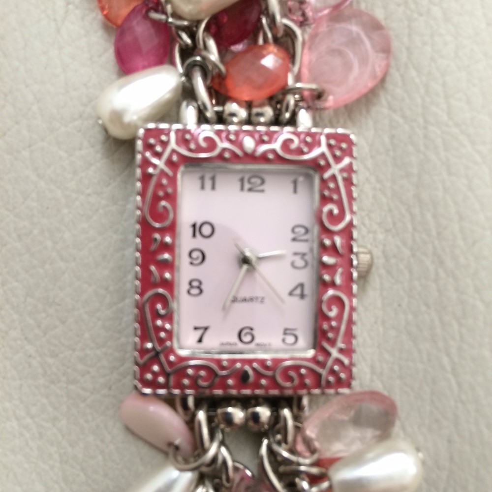 VINTAGE Boho Beaded Bracelet Watch